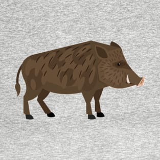 Brown Boar T-Shirt